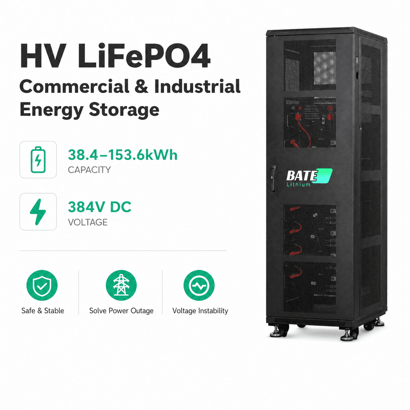 76.8kWh Commercial Cabinet ESS - 1